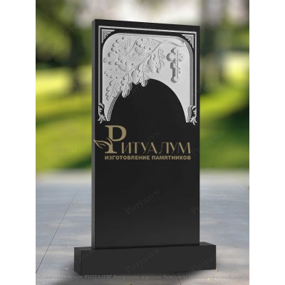 Памятник из гранита Прямоугольный барельеф 34 — ritualum.ru
