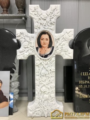 Белый крест (комплект №15) — ritualum.ru Белый крест (комплект №15) — ritualum.ru