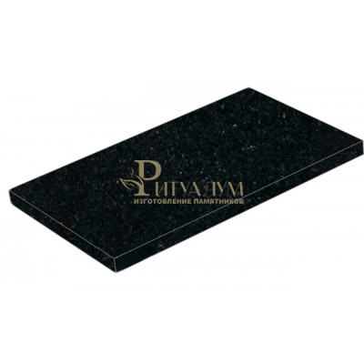 Надгробная плита из гранита 120х60х5 — ritualum.ru